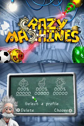 Crazy Machines (USA) screen shot title